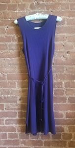 Knit belted dress